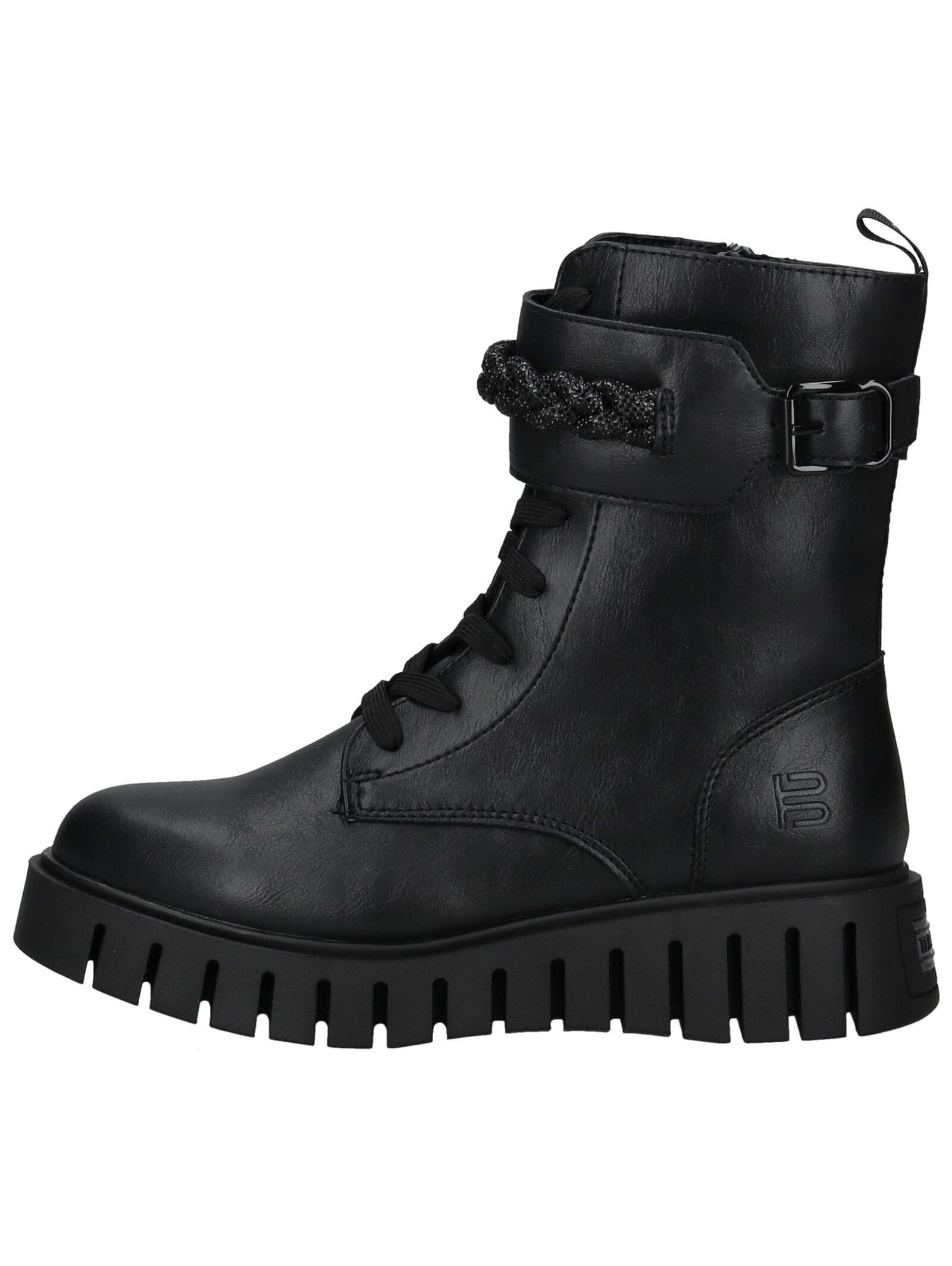 BAGATT Stiefelette Lederimitat . Schnürstiefelette