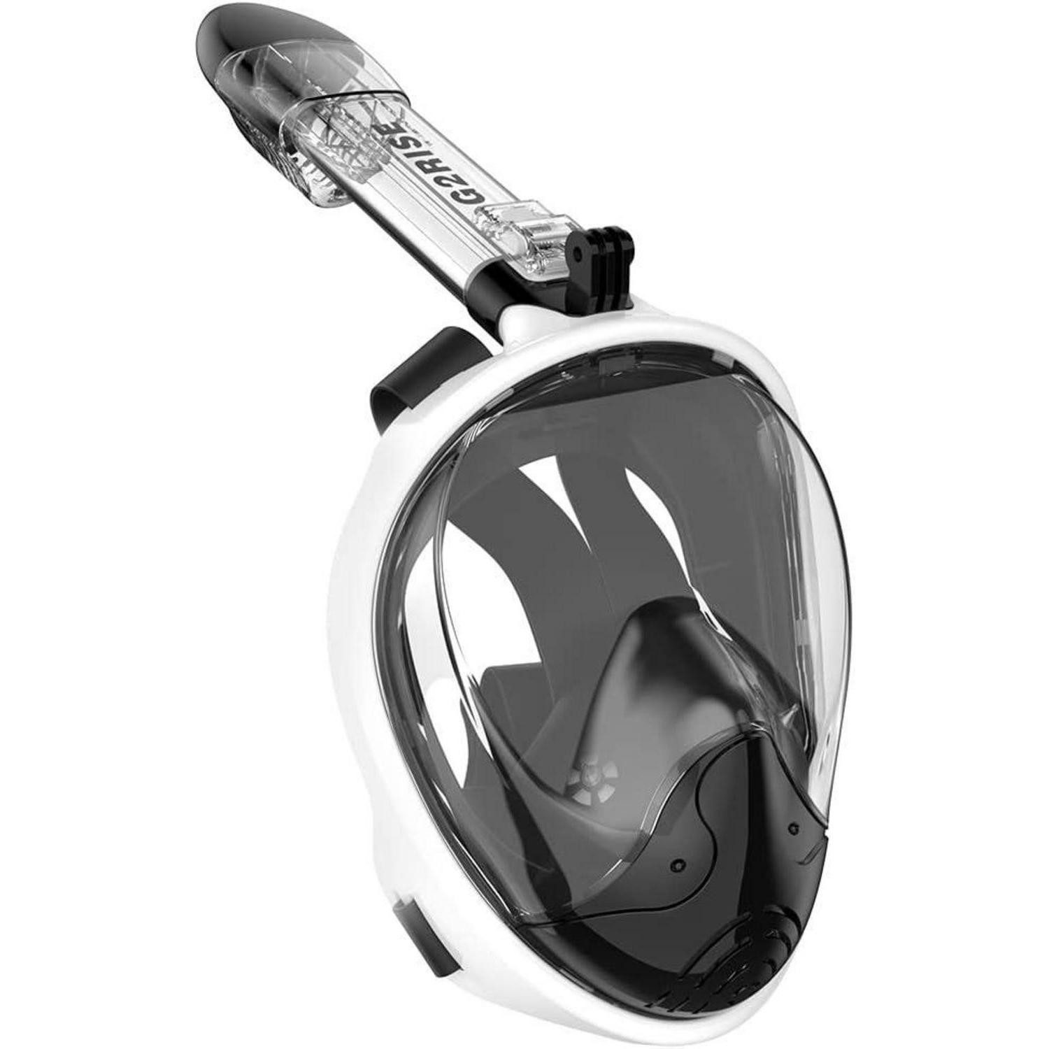 Schnorchel Schnorchelmaske Tauchmaske faltbar CO2-sicher Kameraposition XS