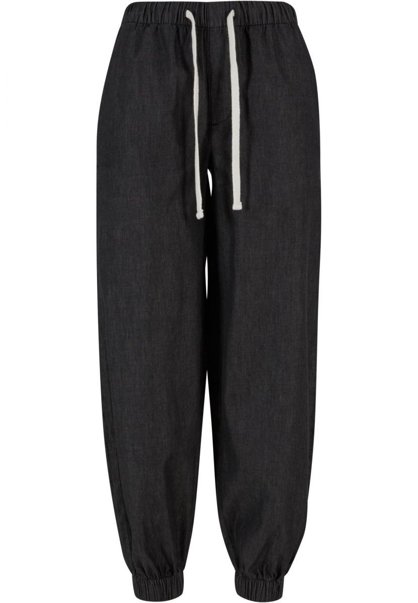 URBAN CLASSICS Funktionshose Ladies Light Denim Jogpants Damen Jogginghose