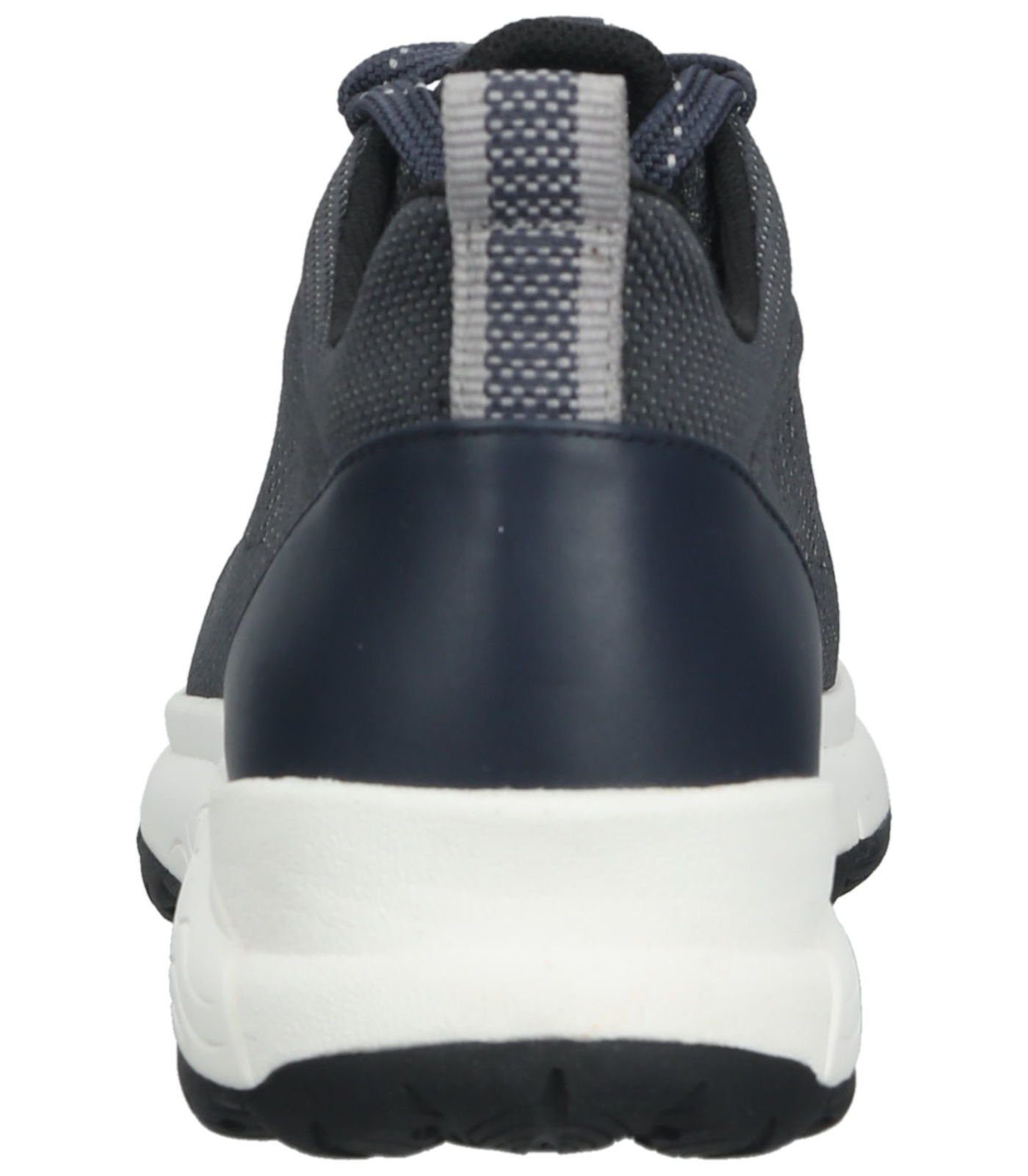 Sneaker Leder/Textil Blau Geox Grau Sneaker