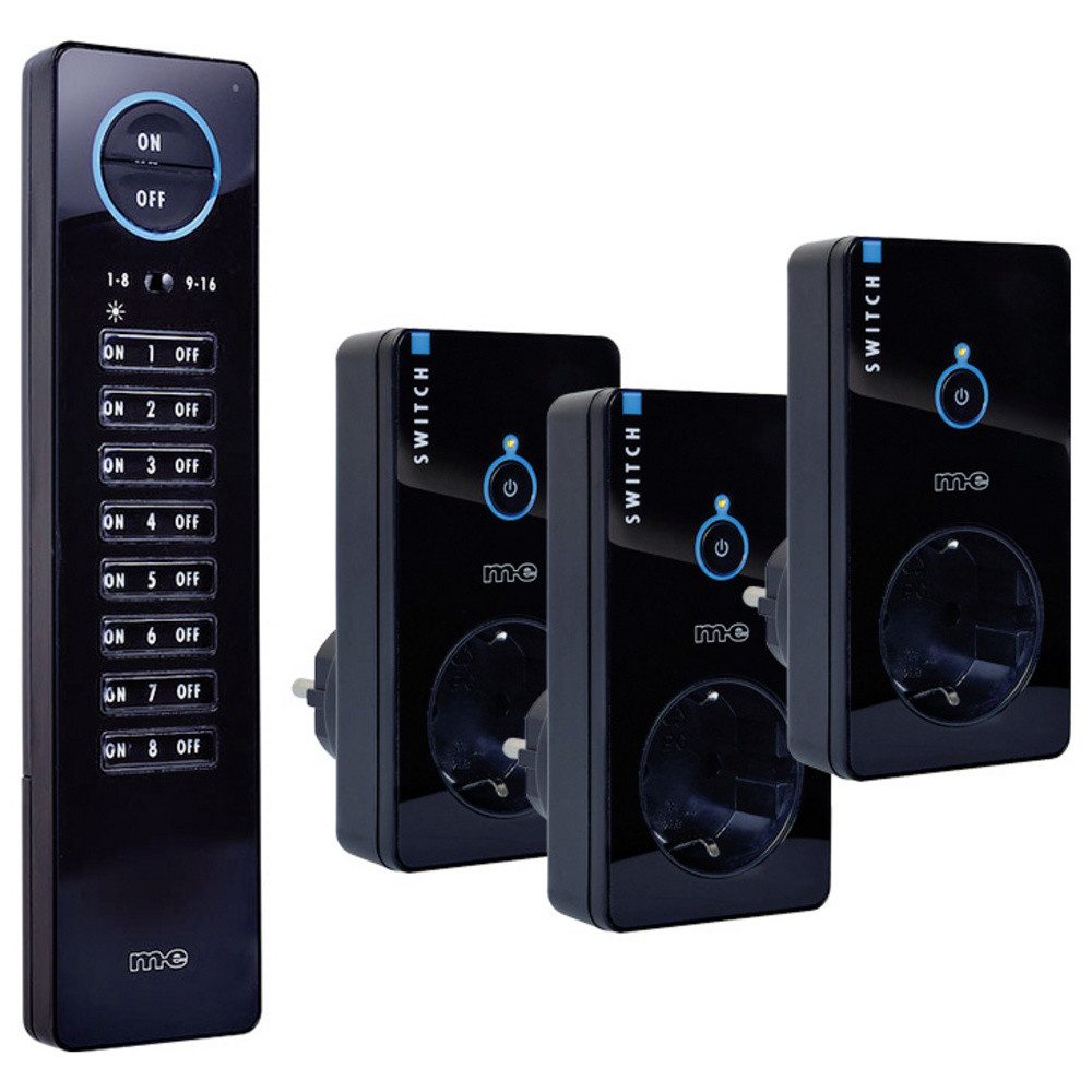 m-e Gegensprechanlage m-e modern-electronics CUVEO 1 S Funk-Signalgerät Schwarz