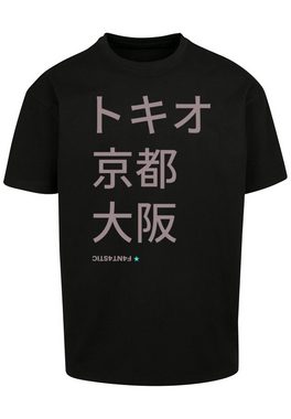 F4NT4STIC T-Shirt Tokio, Kyoto, Osaka Print