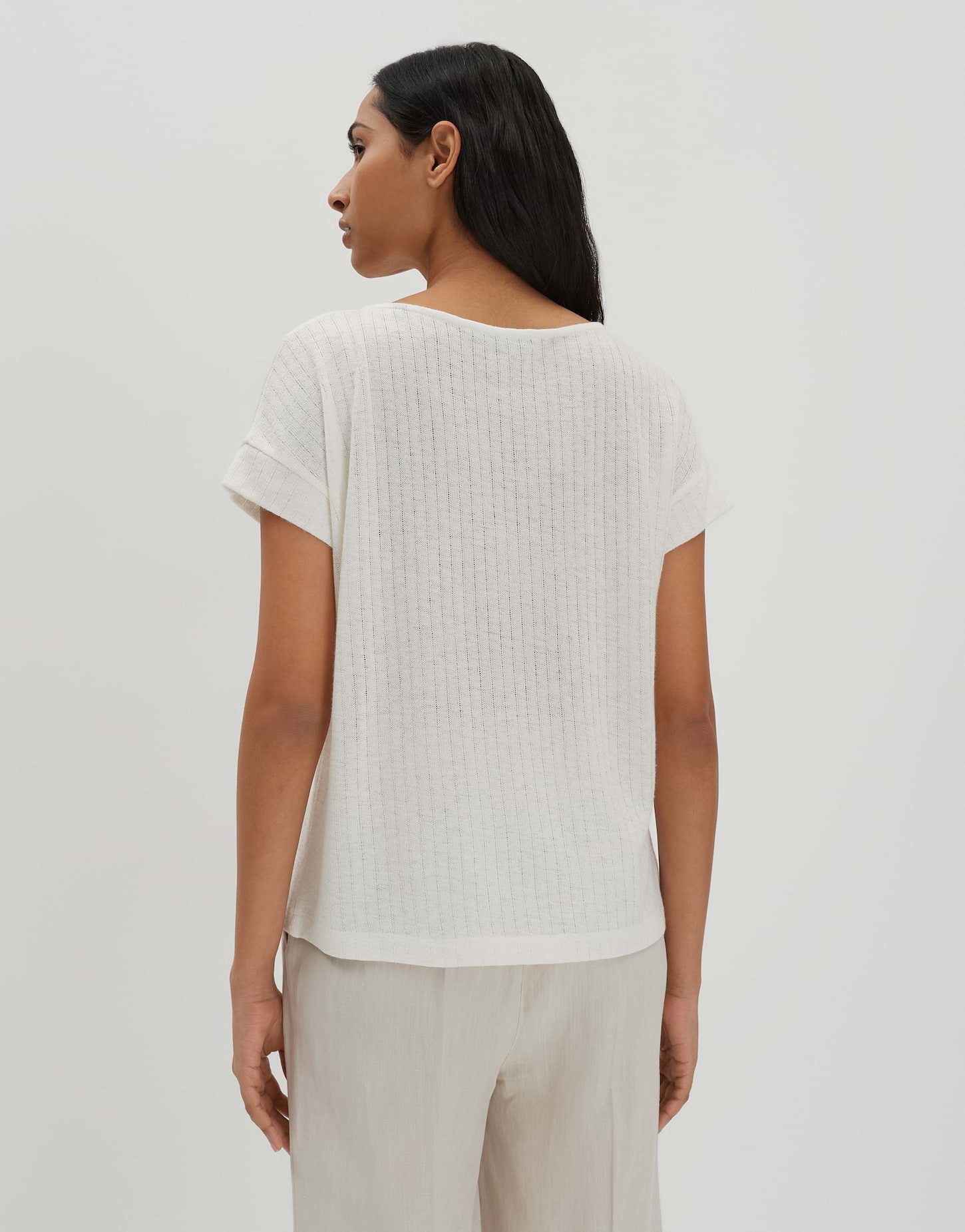 someday Kurzarmshirt KANANDI DETAIL Regular mit Cap Sleeves