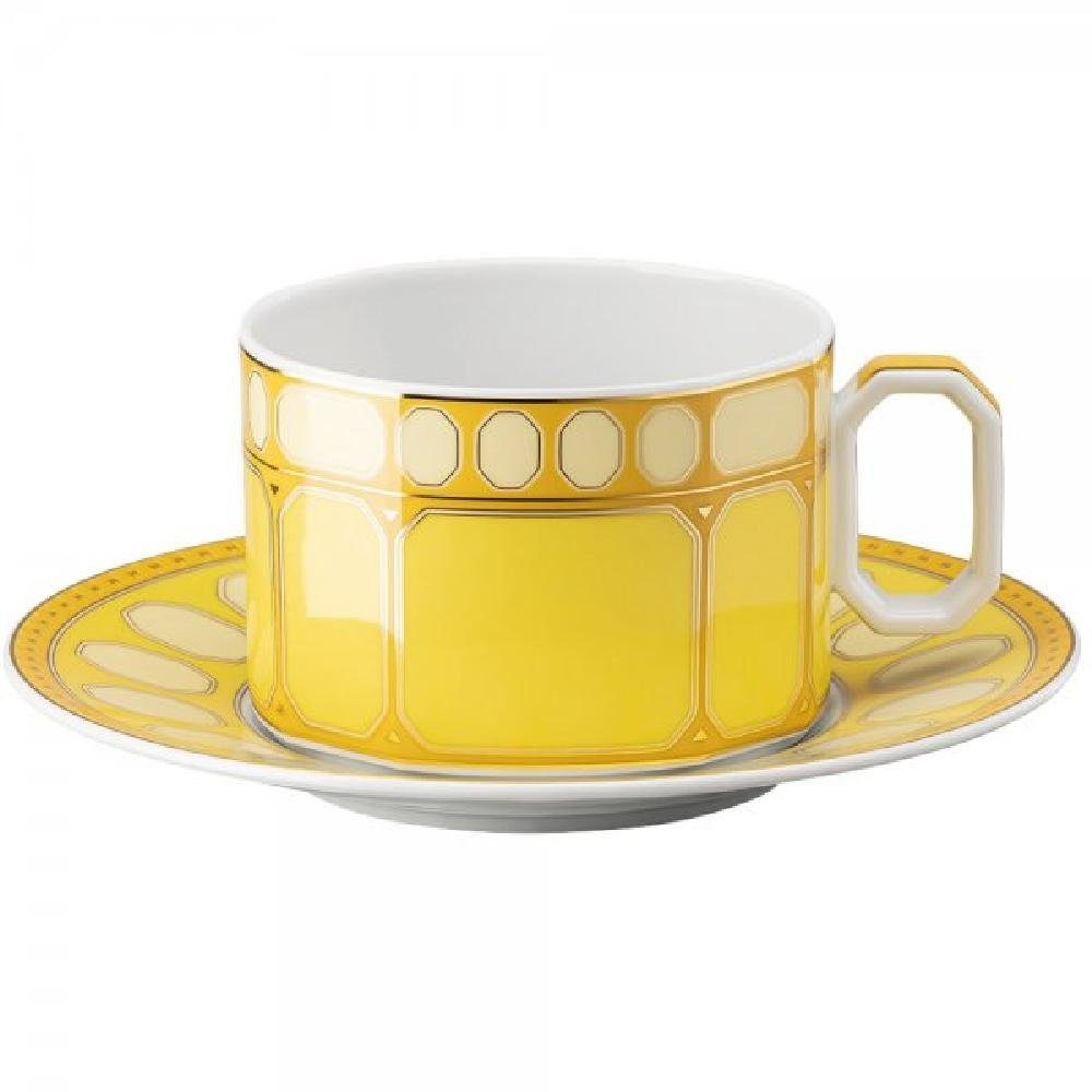 Rosenthal Tasse x Swarovski Teetasse mit Untertasse Signum Jonquil (2-teilig)