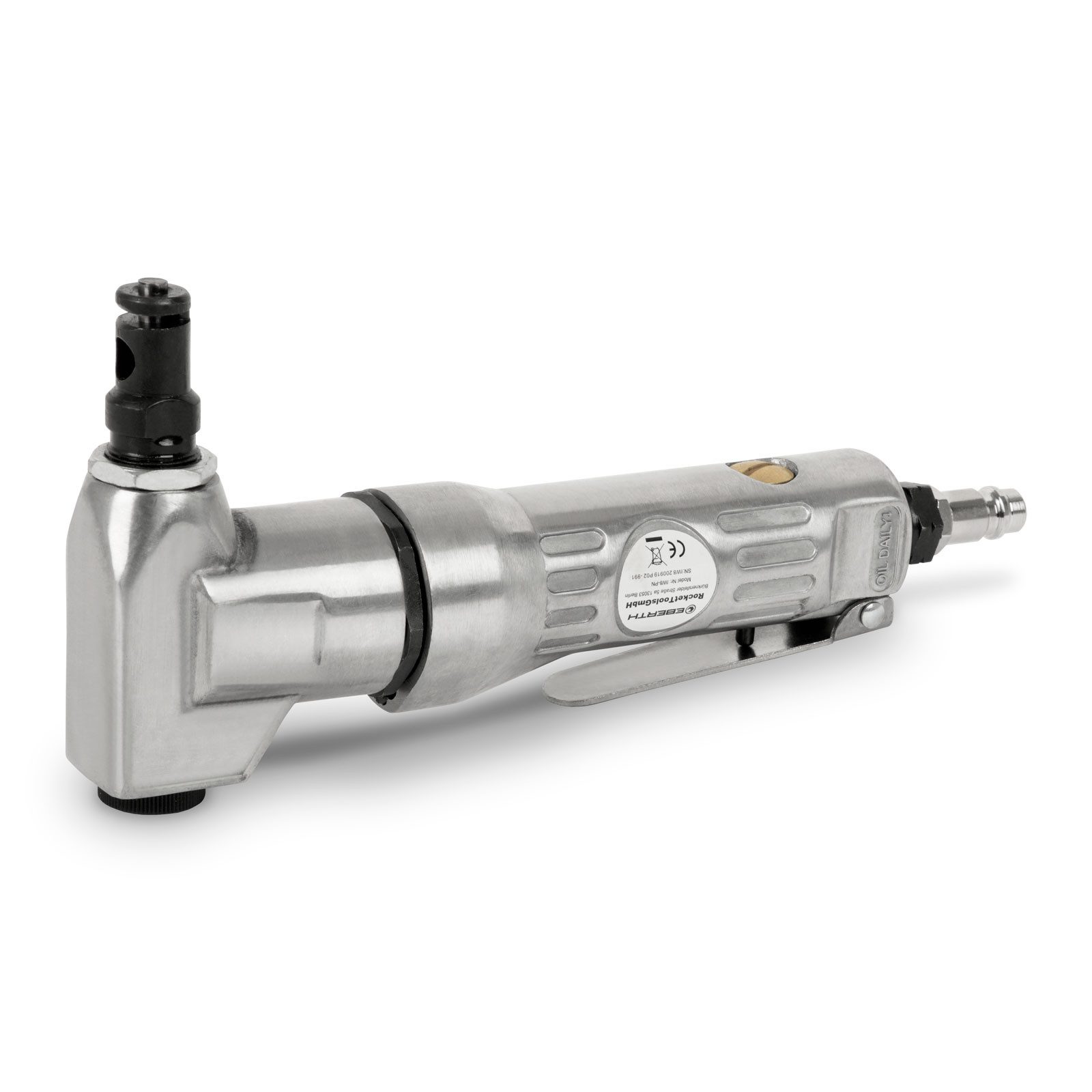 EBERTH Knabber für Stahl, Blech bis 1,5 mm Schnittstärke, 1,6 mm Aluminium, 2,2 mm Kunststoff, 1/4" Druckluft Anschluss, 6 bar Arbeitsdruck