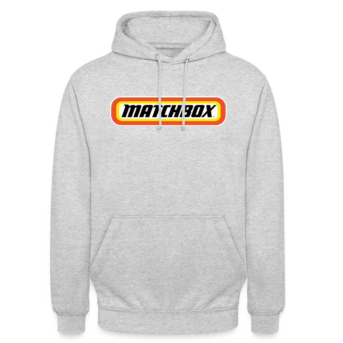 Hoodie Matchbox™ Offizielles Logo Orange, Gelb & Schwarz Unisex Hoodie