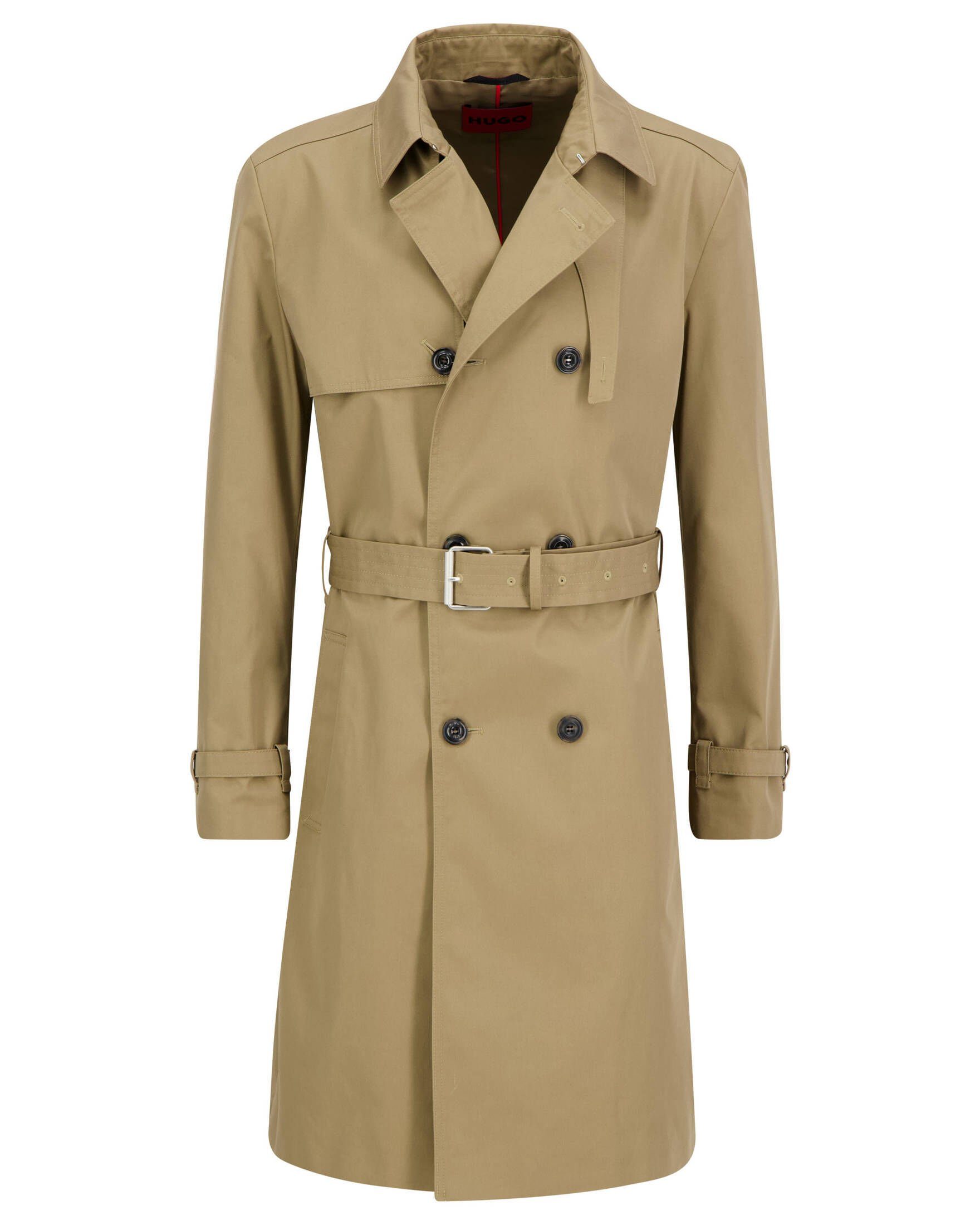 Gefütterter trenchcoat herren Clearance