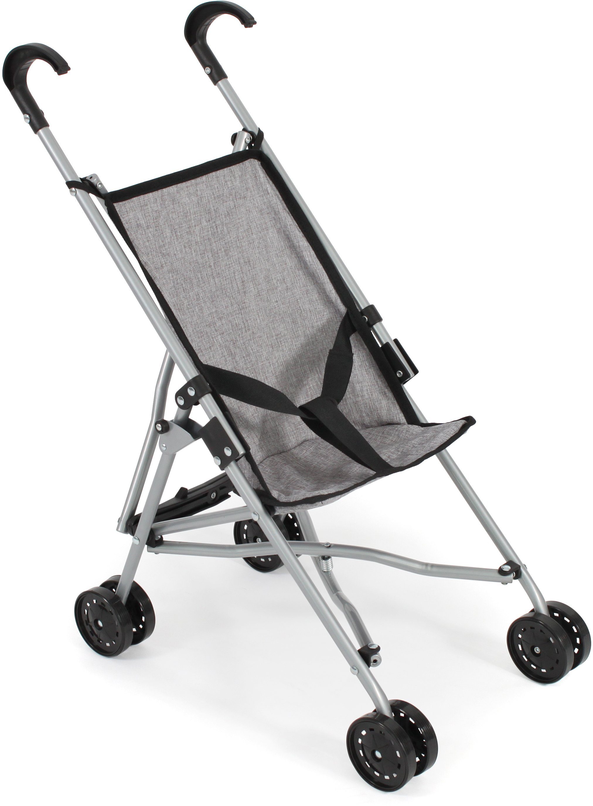 CHIC2000 Puppenbuggy Mini-Buggy, Melange Grau