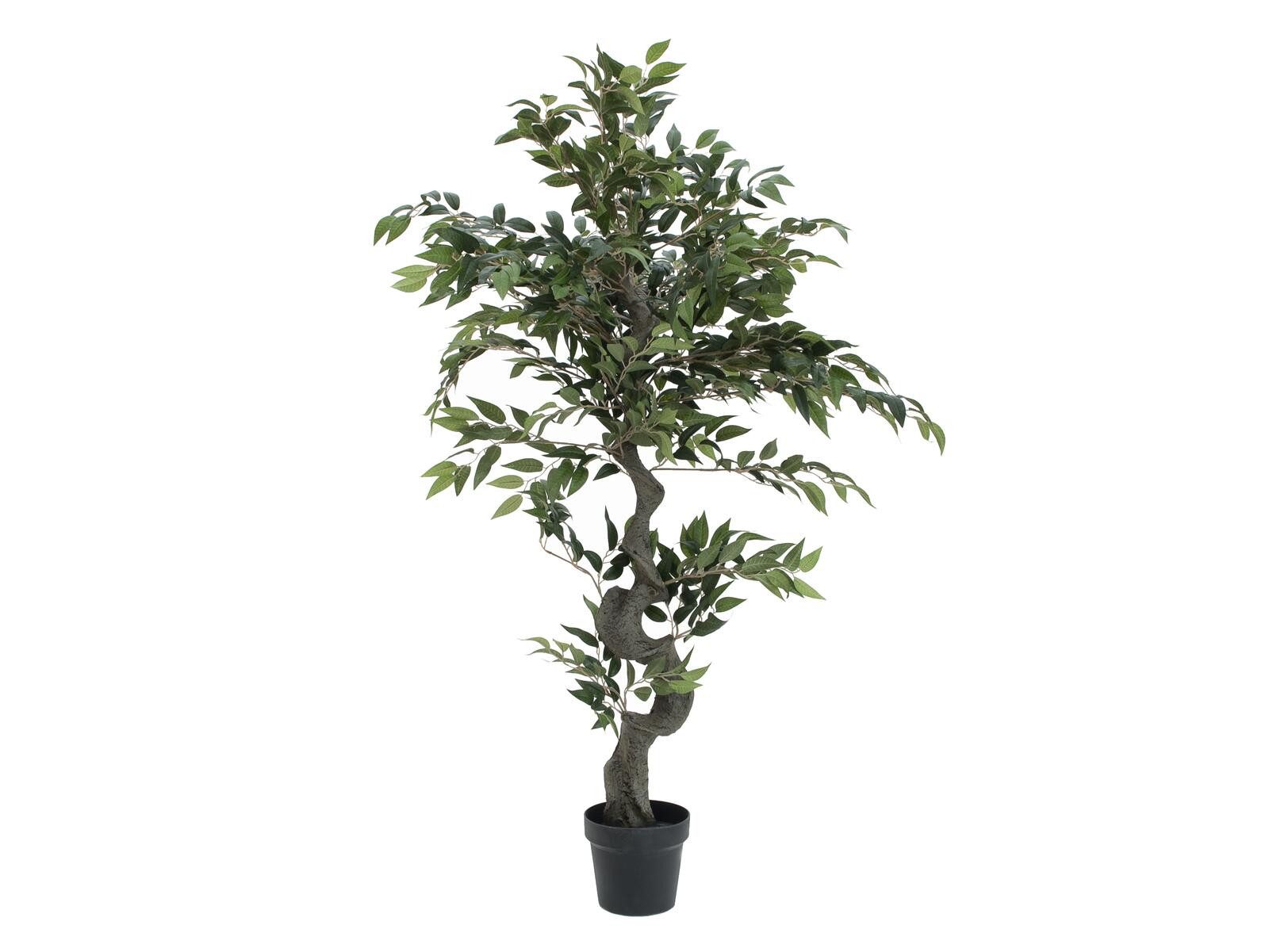 Kunstbaum EUROPALMS Ficus Waldbaum, Kunstpflanze, 110cm