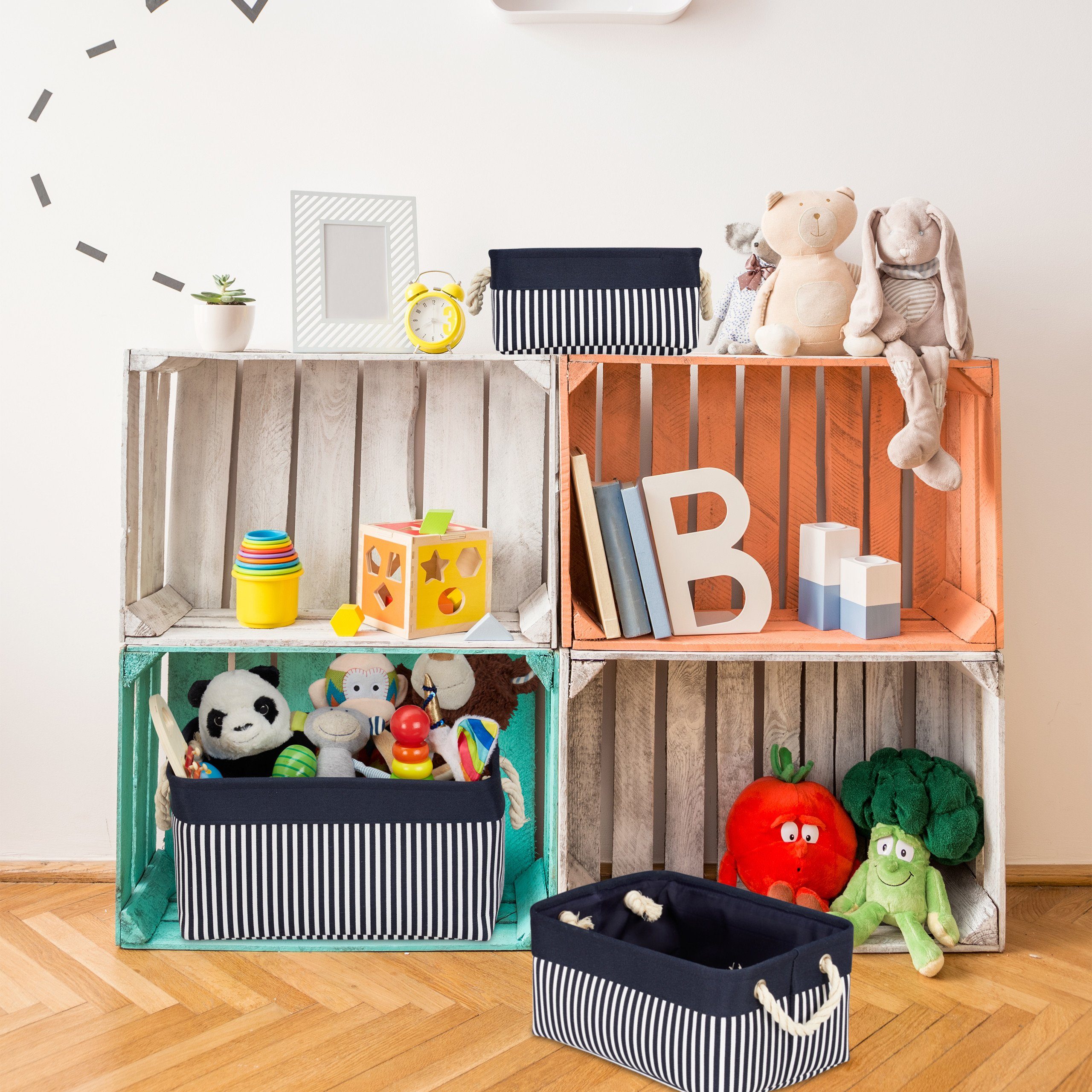 relaxdays Aufbewahrungskorb Aufbewahrungskörbe 3 Größen im günstig online kaufen