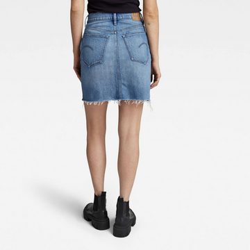 G-Star RAW Jeansrock Damen Jeansrock VIKTORIA SHORT SKIRT RAW EDGE (1-tlg)