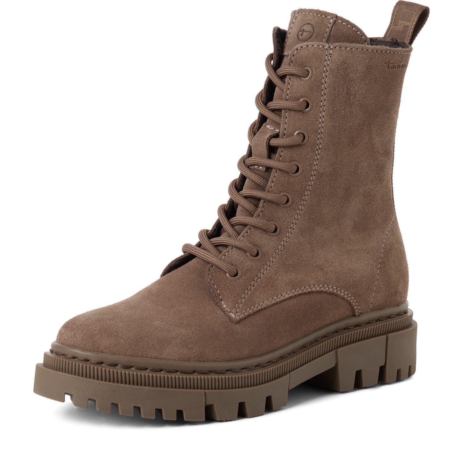 Tamaris Schnürboots Blockabsatz, Schnürstiefelette mit praktischem Innenreißverschluss. € 99,95