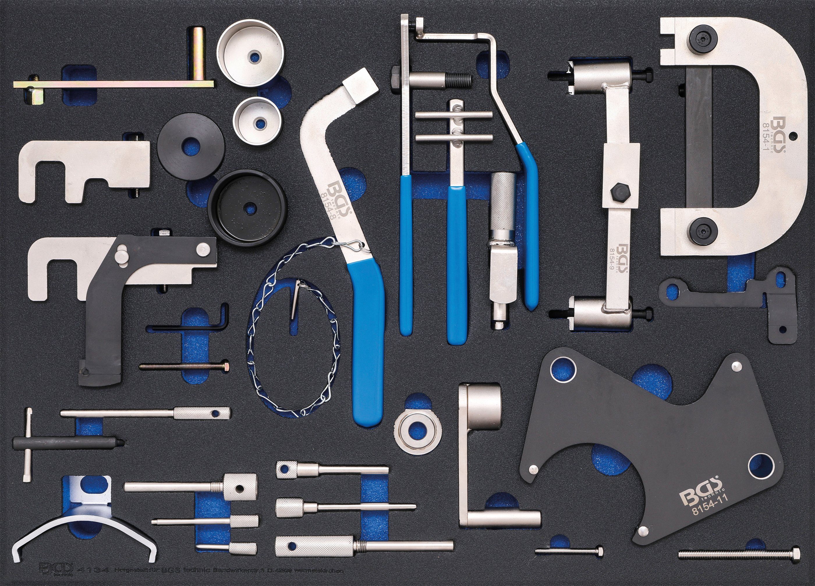 BGS Werkzeugset Werkstattwageneinlage 3/3: Motor-Einstellwerkzeug, für Renault, Nissan, Opel, Volvo | Werkzeug-Sets