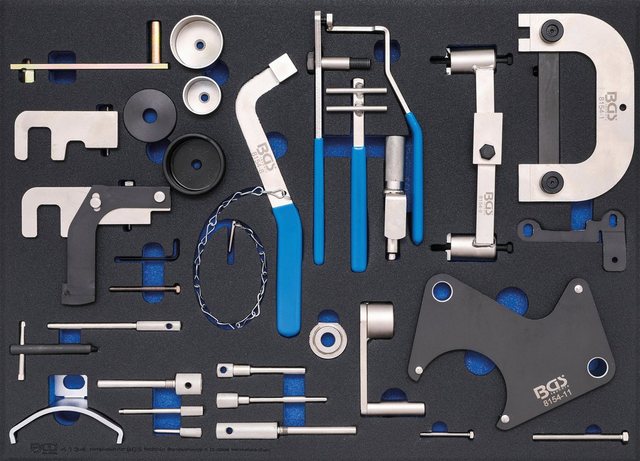 BGS Werkzeugset »Werkstattwageneinlage 3/3: Motor-Einstellwerkzeug-Satz«, für Renault, Nissan, Opel, Volvo