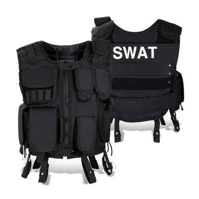 Black Snake Funktionsweste »SWAT FBI POLICE SECURITY« Paintball Einsatzweste