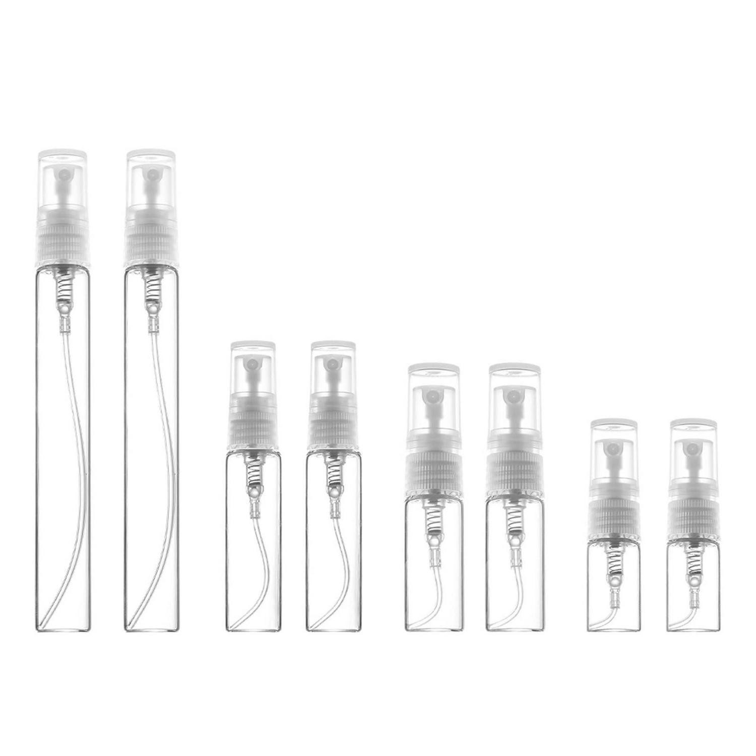 LuxusKollektion Parfümzerstäuber Mini Glas Parfümzerstäuber Set 8 Stück (8 St)