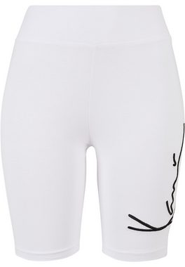 Karl Kani Stoffhose Karl Kani Damen KKWQ22003WHT Signature Cycling Shorts white (1-tlg)