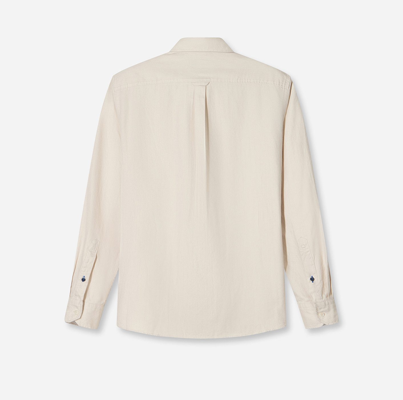 OLYMP Flanellhemd casual, modern fit, Kentkragen, unifarben