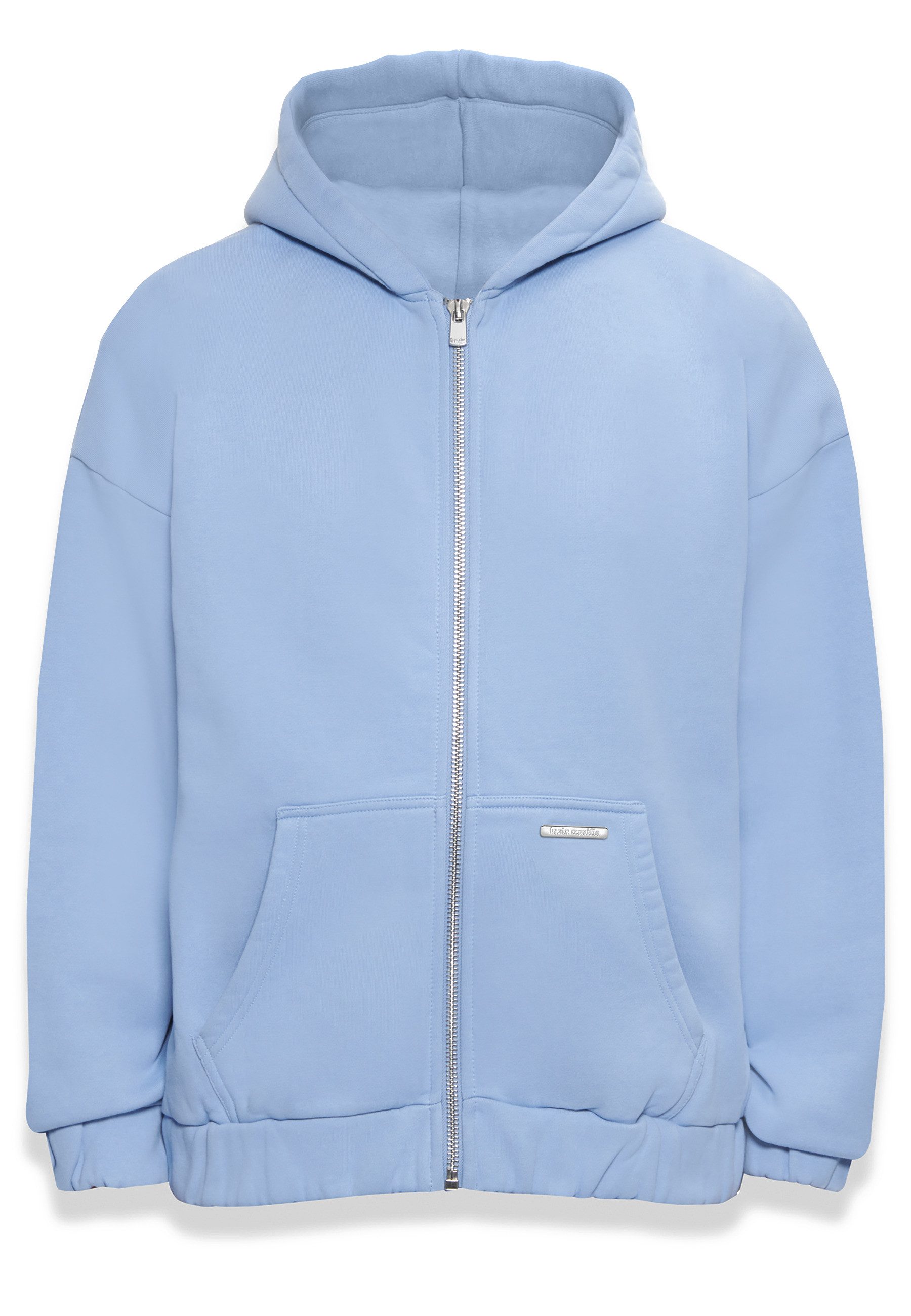Kapuzenpullover Dropsize Herren Bazix Republiq Super Heavy Blank Zip-Hoodie