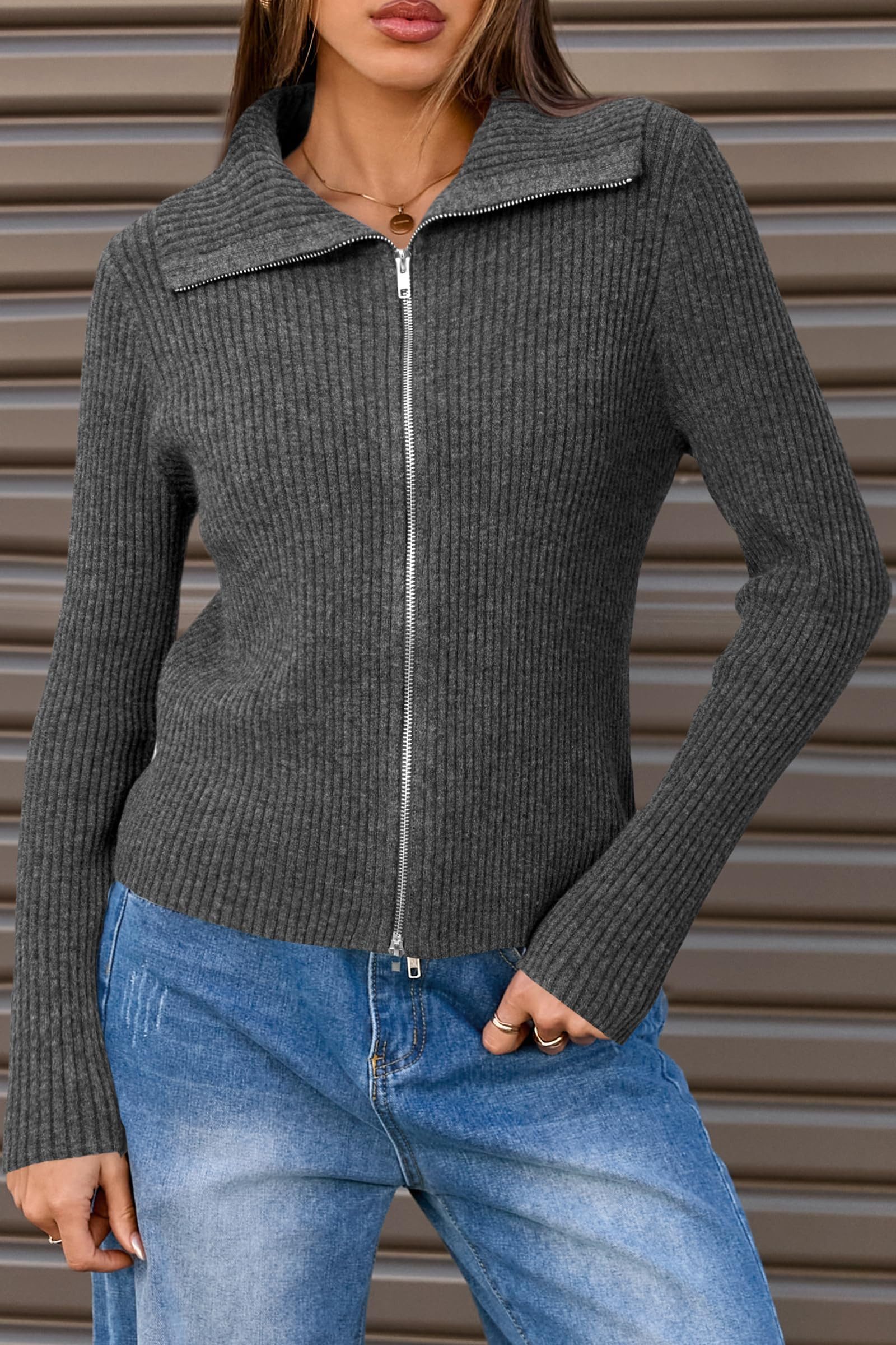 Arach&Cloz Wollpullover Arach&Cloz Damen Wollmischung Strickpullover Longpu günstig online kaufen