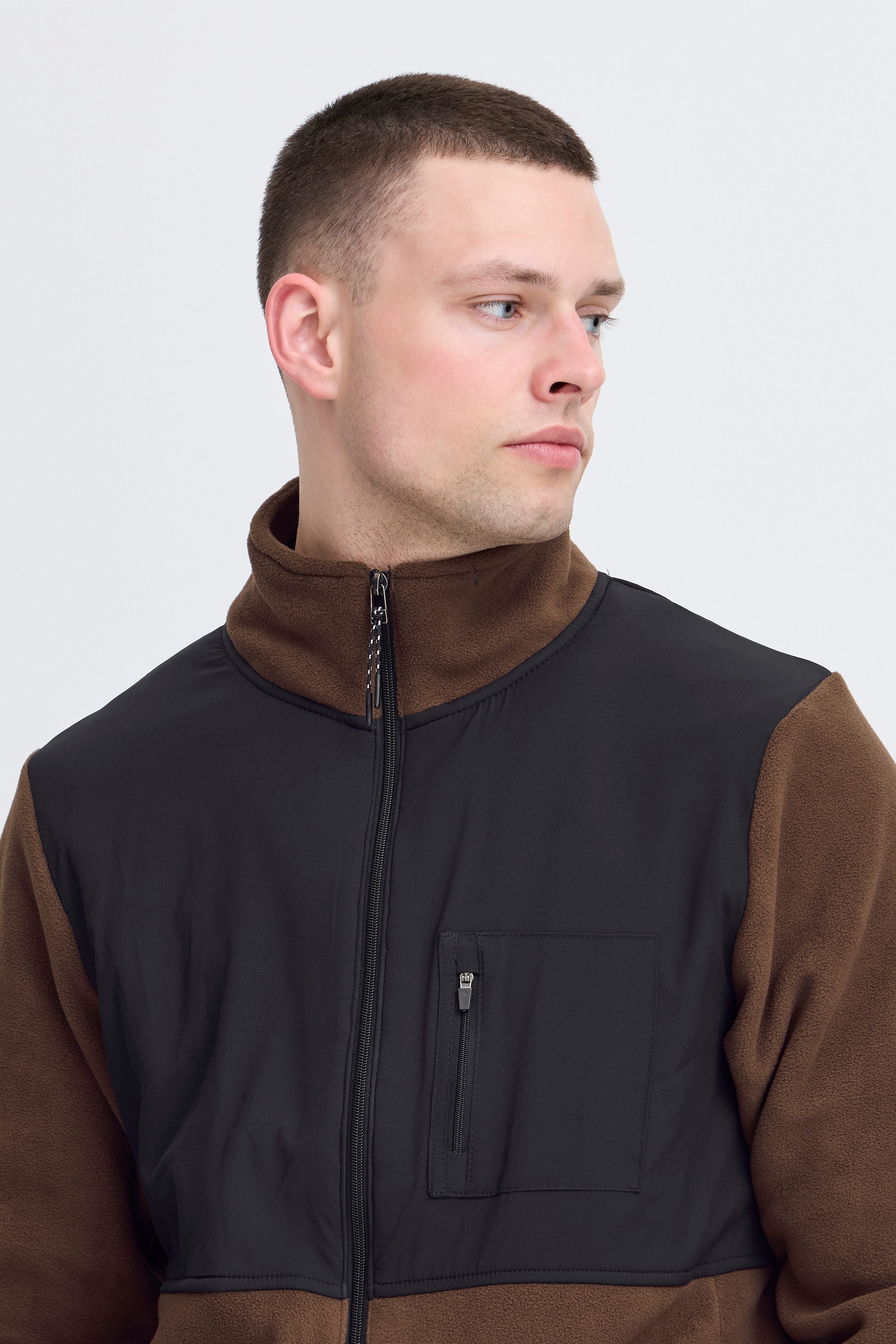 Blend Fleecepullover BHMARIO Sweatshirt zipp thru