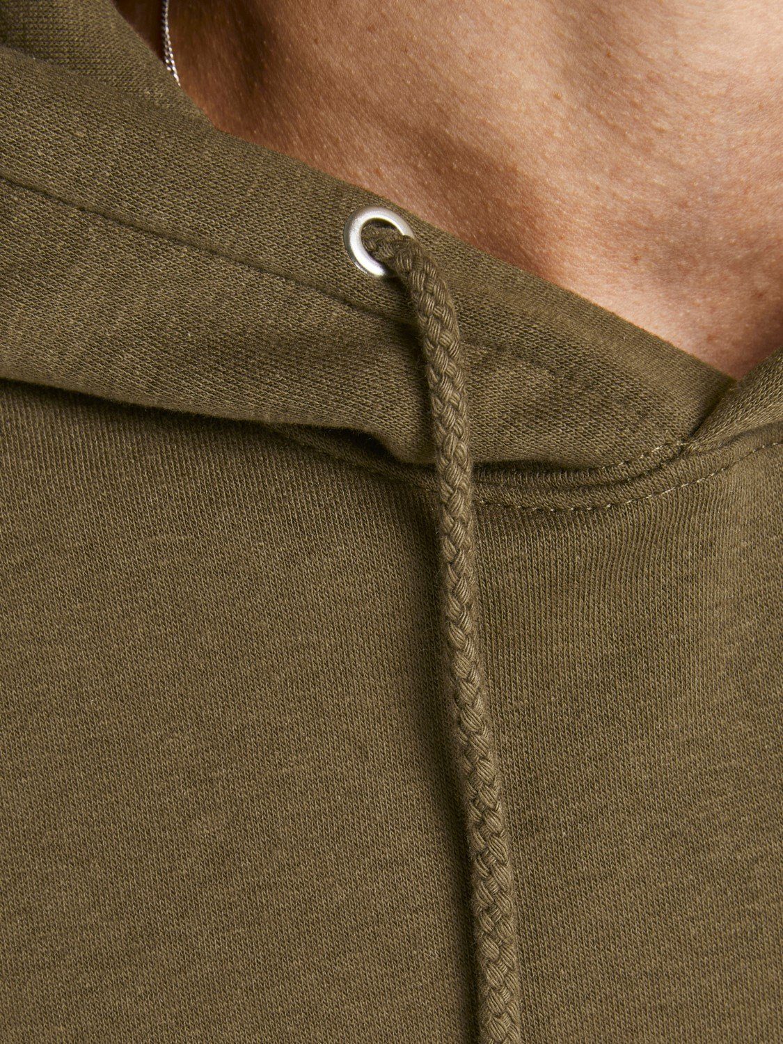 Jack & Jones Hoodie Hoodie Khaki Pullover SWEAT Jumper HOOD in Kapuzen (1-tlg) 3469