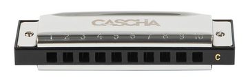 Cascha Mundharmonika-Set Blues Starter, C-Dur, (Set), komplett mit Transportbox und Lehrbuch