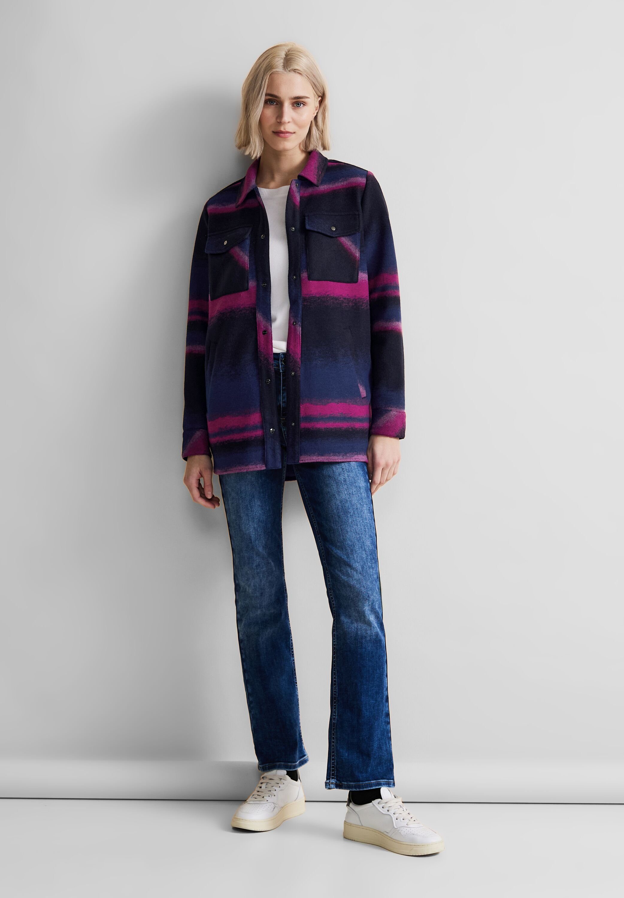 STREET ONE Langjacke mit Brusttaschen
