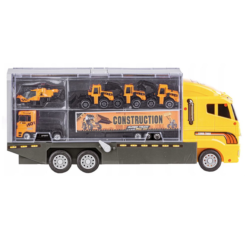 MODFU Spielzeug-LKW 7 in1 Baustellen-Fahrzeugset mit günstig online kaufen