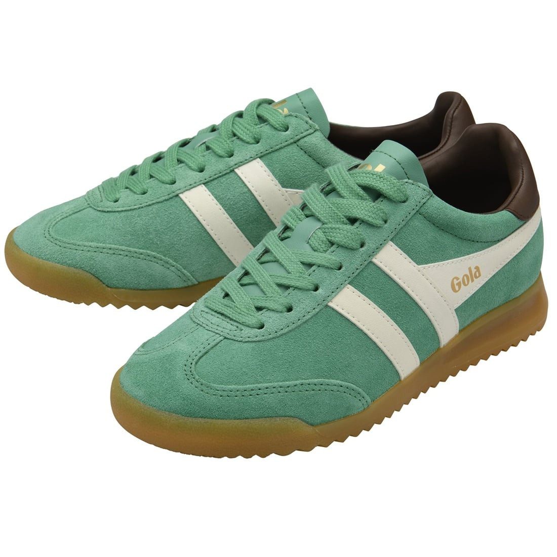 Gola Torpedo (Wildleder) 2026 jadegrün/offweiss/braun Damen Sneaker