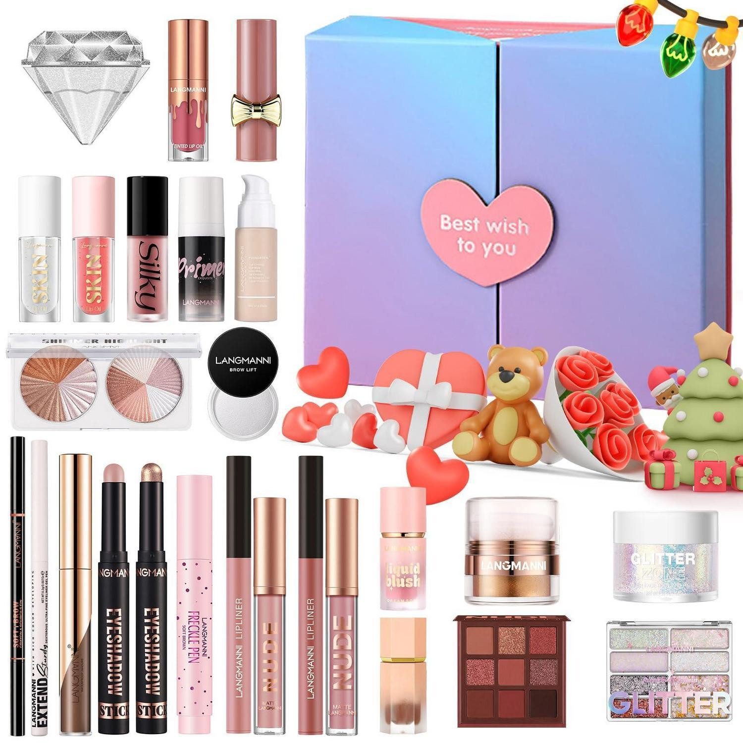 LuxusKollektion Kosmetik-Set Beauty Geschenkset 26tlg. Kosmetik Starter Set