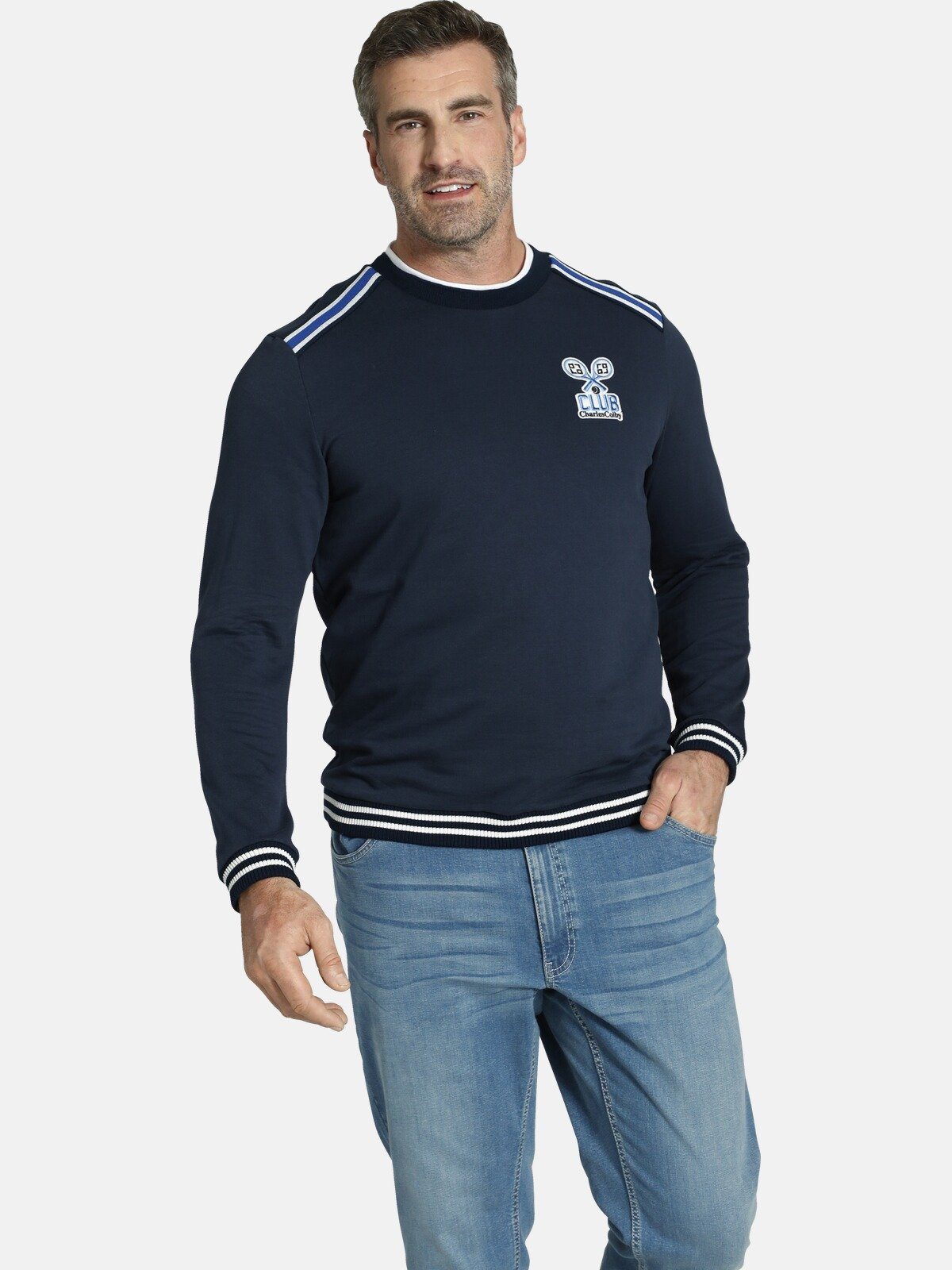 Charles Colby atmungsaktiv +Fit Sweatshirt BRODIE Kollektion, EARL