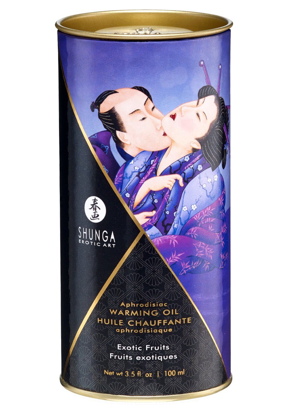 SHUNGA Massageöl Aphrodisiakum wärmendes Massage Öl – Exotic Fruits, Atemaktivierte Erwärmung