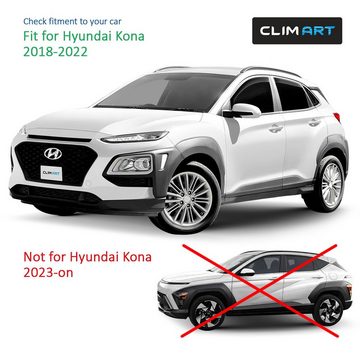 Clim Art Auto-Fußmatte СLIM Art Windabweiser für mit Hyundai Kona 18-22 SUV (4 St)