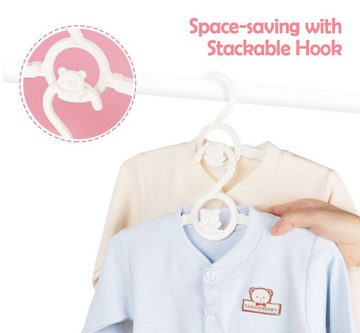 Homewit Kleiderbügel 20tlg Ausziehbare Babykleiderbügel Kinderkleiderbügel 29 - 37 cm, (Set, 20-tlg)