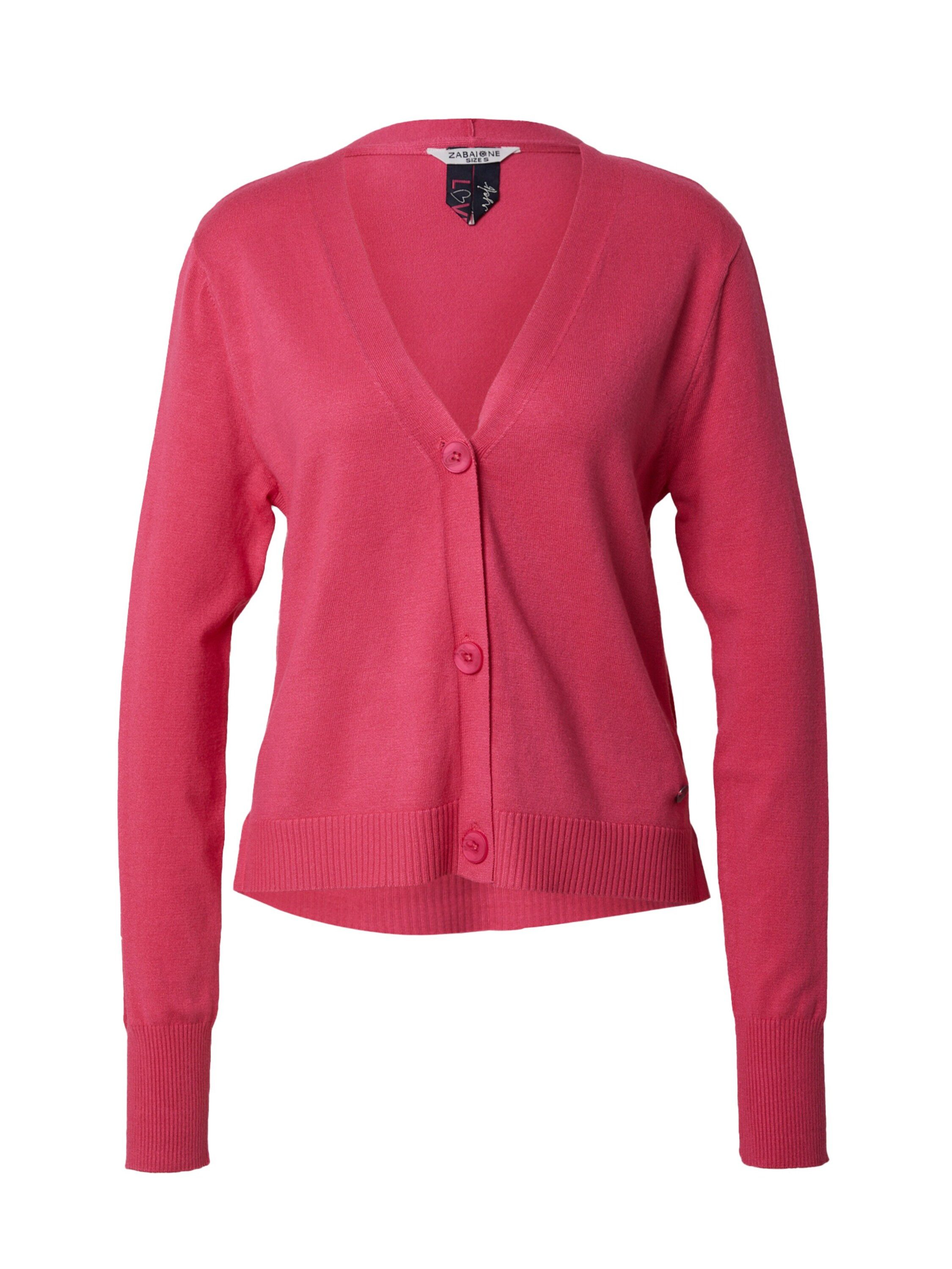 ZABAIONE Strickjacke Ch44arlotte (1-tlg) Plain/ohne Details