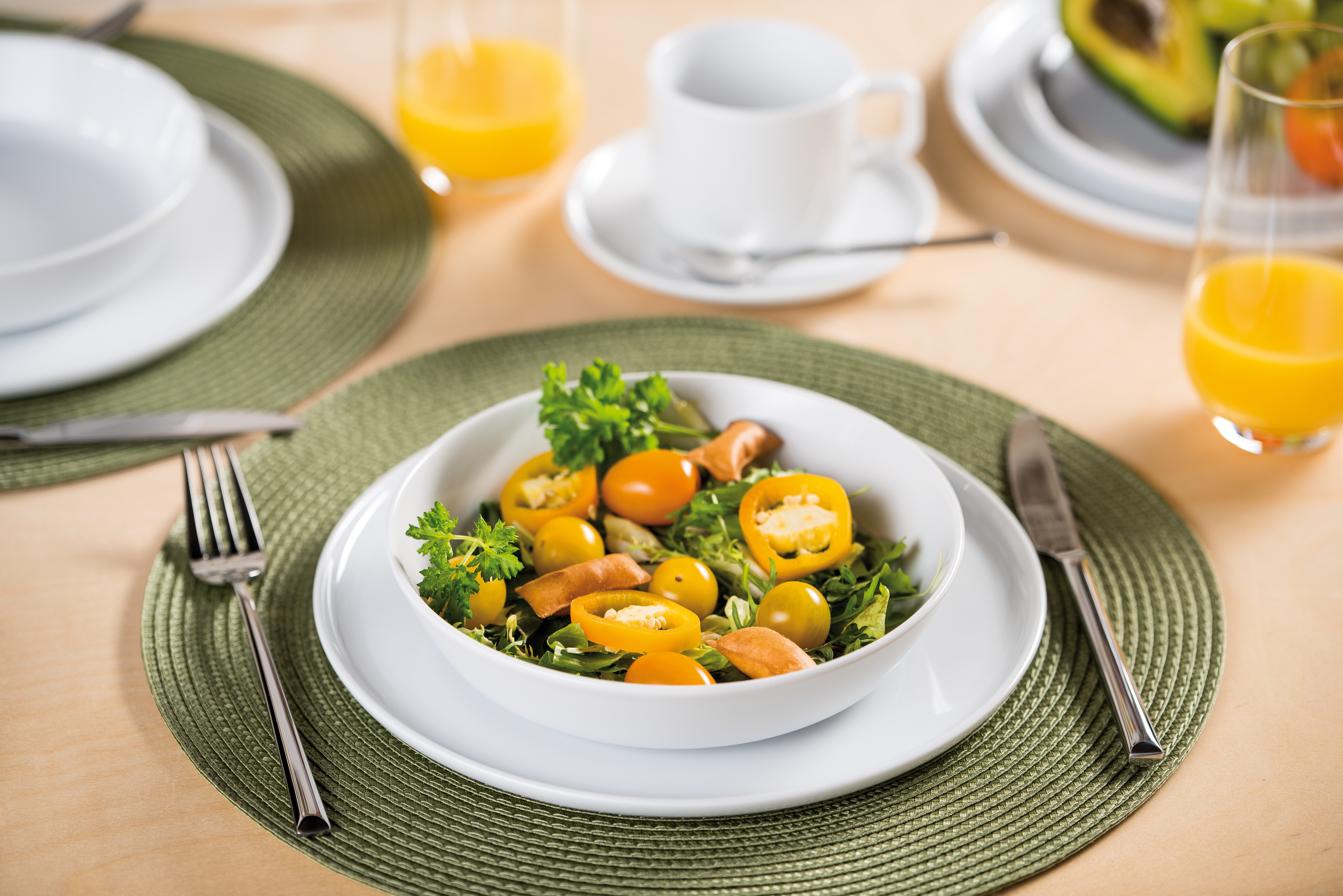 CreaTable Kombiservice Chef Collection (30-tlg), 6 Personen, Porzellan, Made in Europe