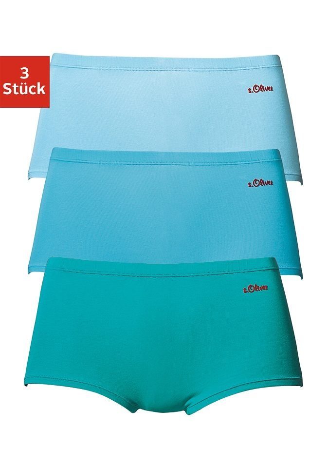 s.Oliver Panty (Packung, 3-St) aus elastischer Baumwoll-Qualität