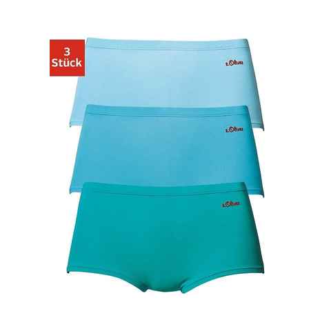 s.Oliver Panty (Packung, 3-St) aus elastischer Baumwoll-Qualität