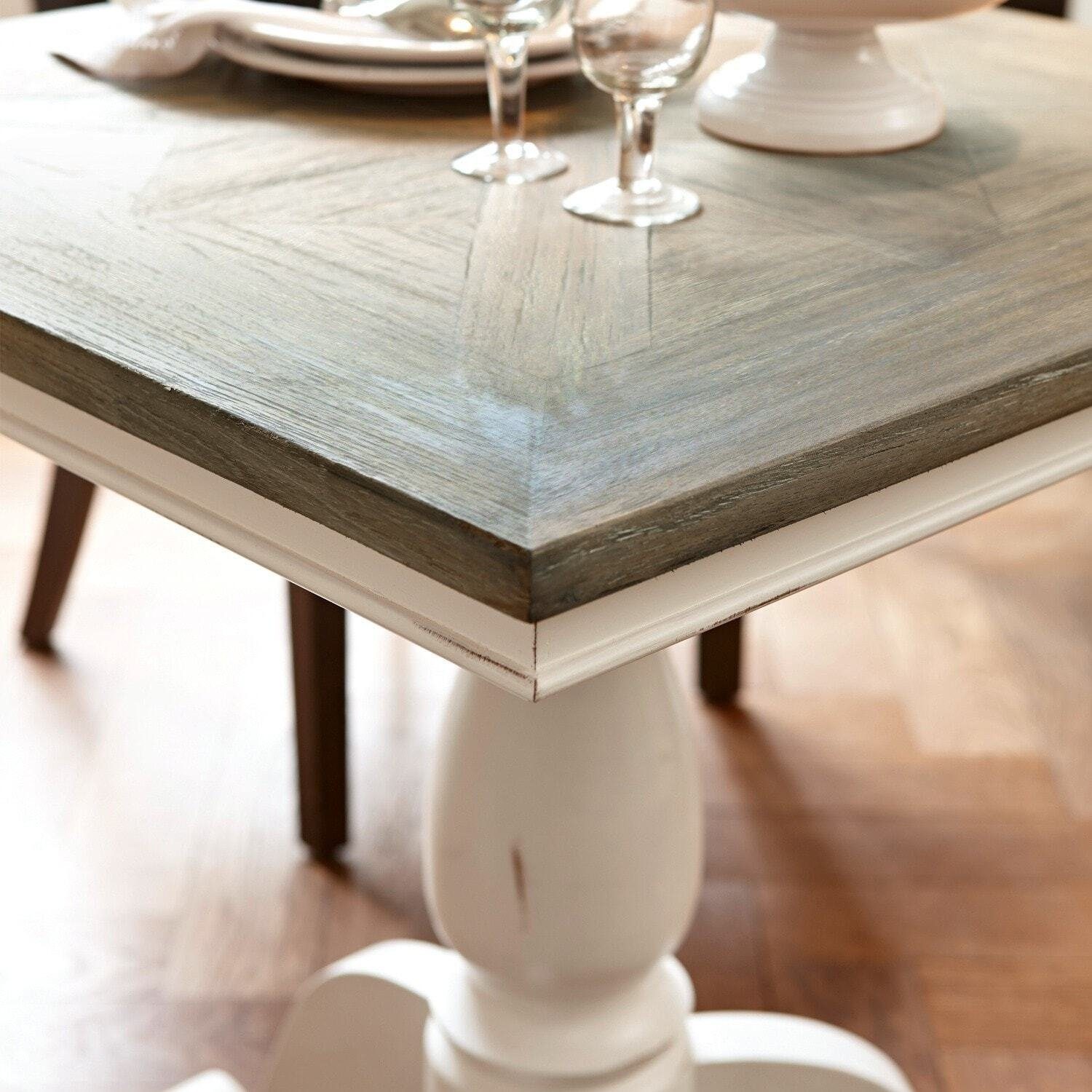 Mirabeau Esstisch Tisch Kingston weiß/braun