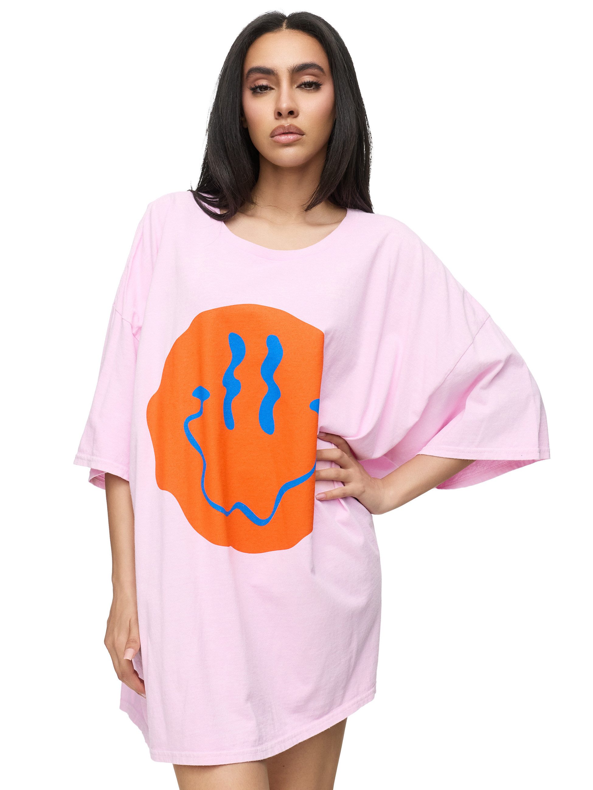 Worldclassca T-Shirt Worldclassca Oversized Print SMILE günstig online kaufen