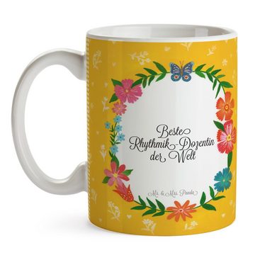 Mr. & Mrs. Panda Tasse Rhythmik-Dozentin - Geschenk, Berufsschule, Kaffeebecher, Büro Tasse, Keramik