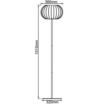 Brilliant Stehlampe Silemia, Lampe, Silemia Standleuchte 1flg schwarz matt, 1x A60, E27, 52W, Mit F