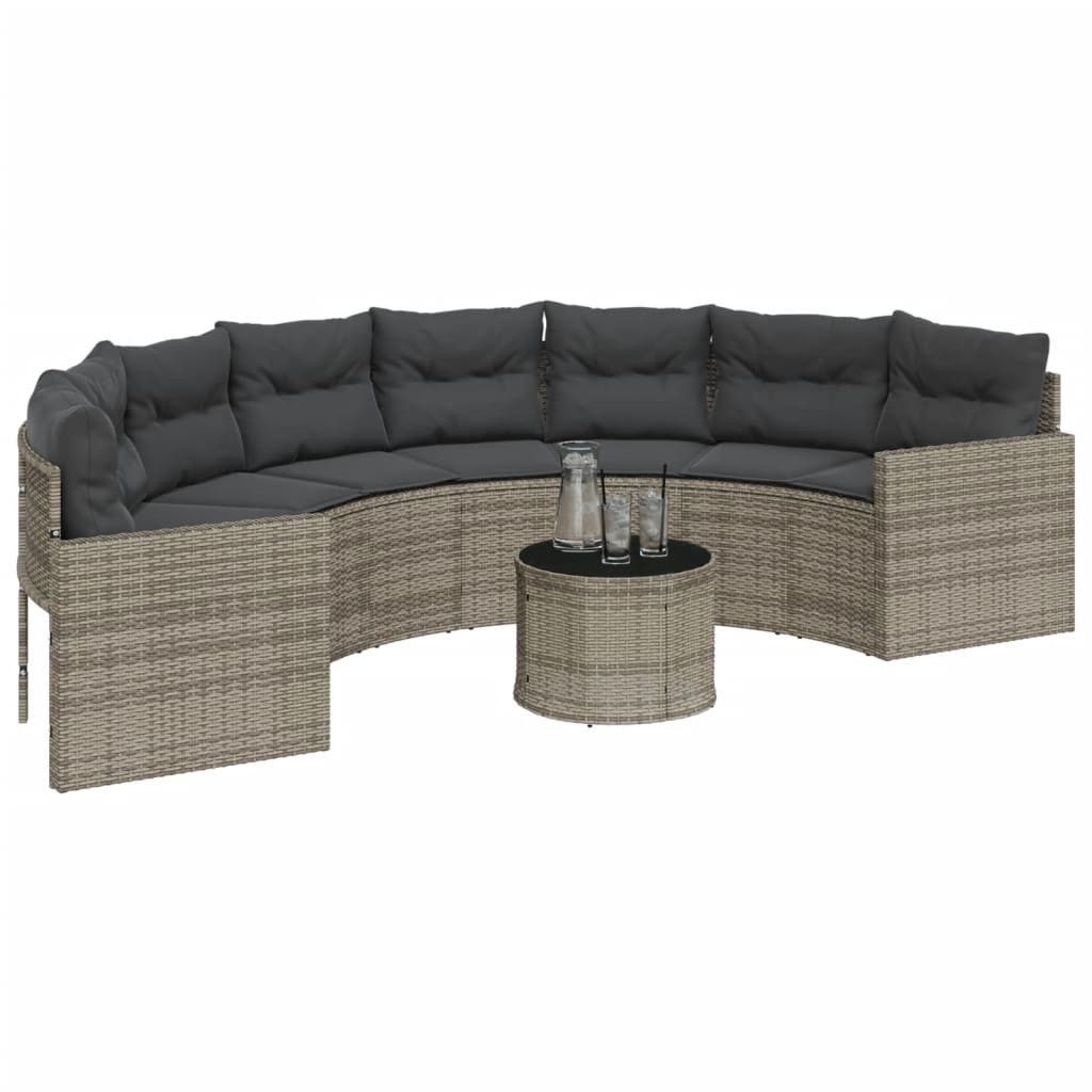 vidaXL Loungesofa Gartensofa mit Tisch und günstig online kaufen