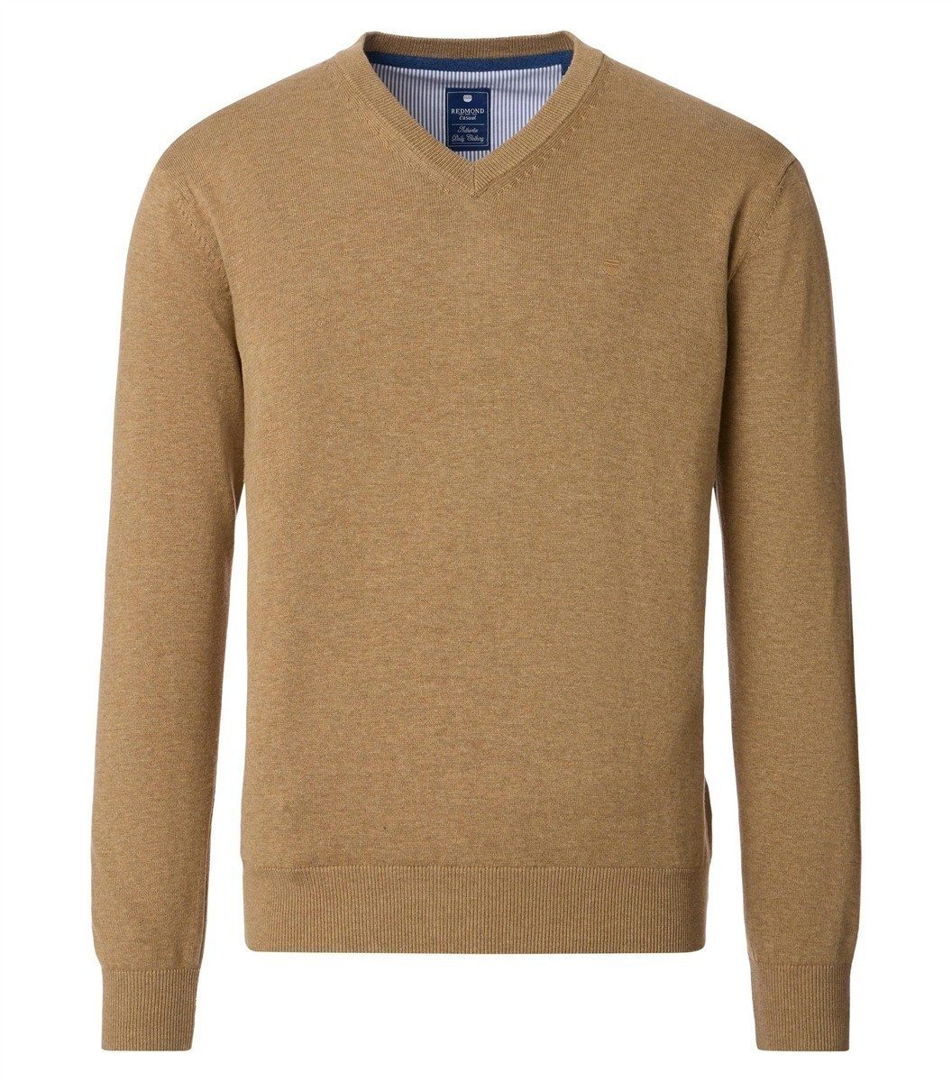 Redmond V-Ausschnitt-Pullover REDMOND Casual Herren Pullover Langarm V-Neck günstig online kaufen