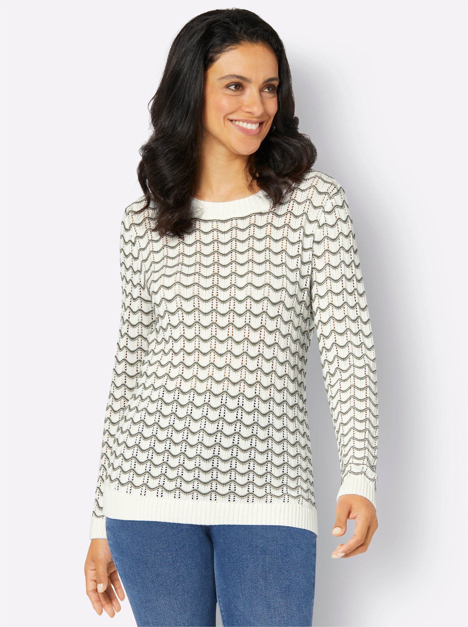 Strickpullover Ajour-Pullover