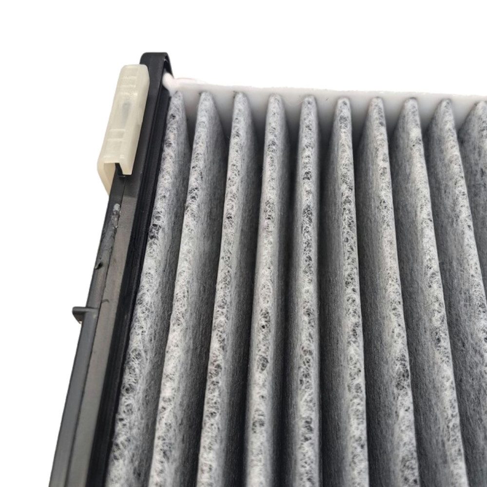 Trade-Shop Aktivkohlefilter Innenraumfilter 2x passend für Mecafilter EKR7270 CoopersFiaam PCK8278, Zubehör für Auto, Fahrzeug, PKW, Maße: ca. 284x264x44mm / für eine saubere Luft im Inneren des Autos