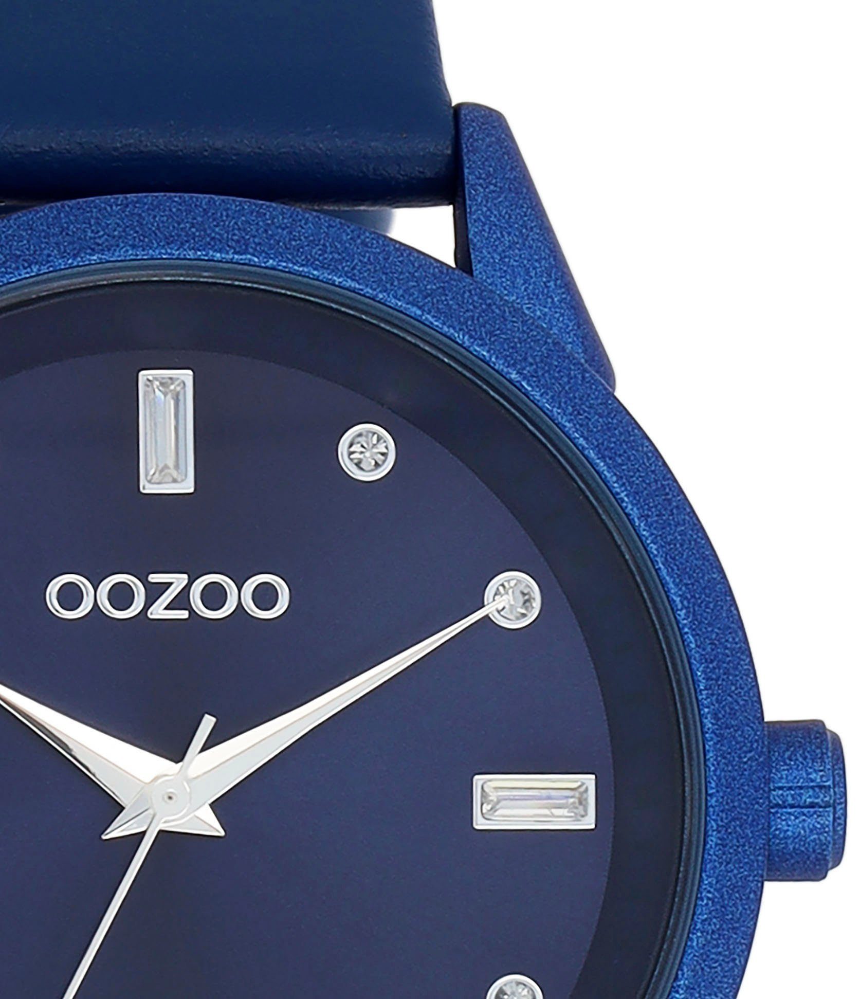 OOZOO Quarzuhr C11288, Armbanduhr, Damenuhr, Lederarmband, günstig online kaufen