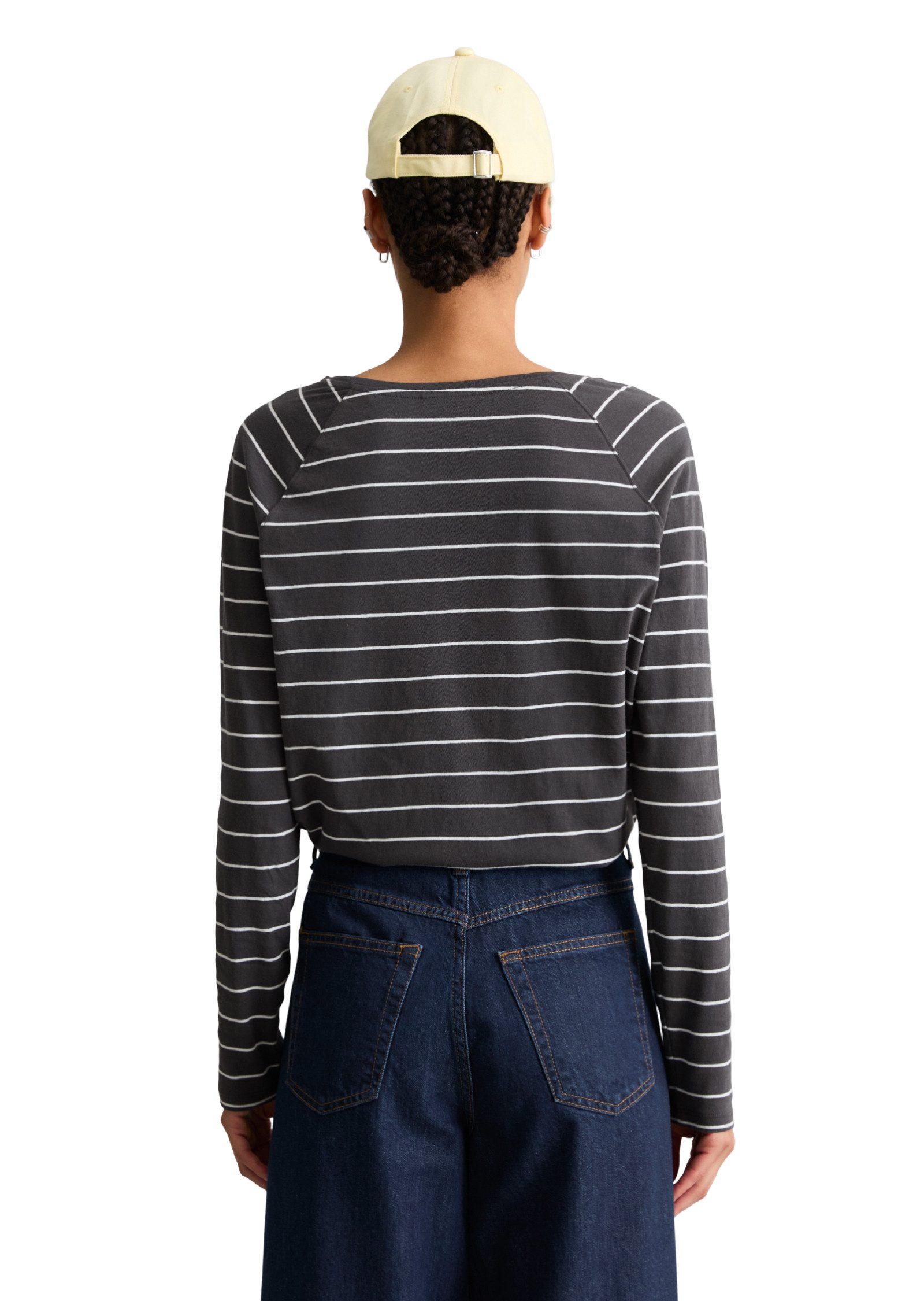 Marc O'Polo DENIM Langarmshirt aus Loose Knit Jersey – Bild 3 von 5