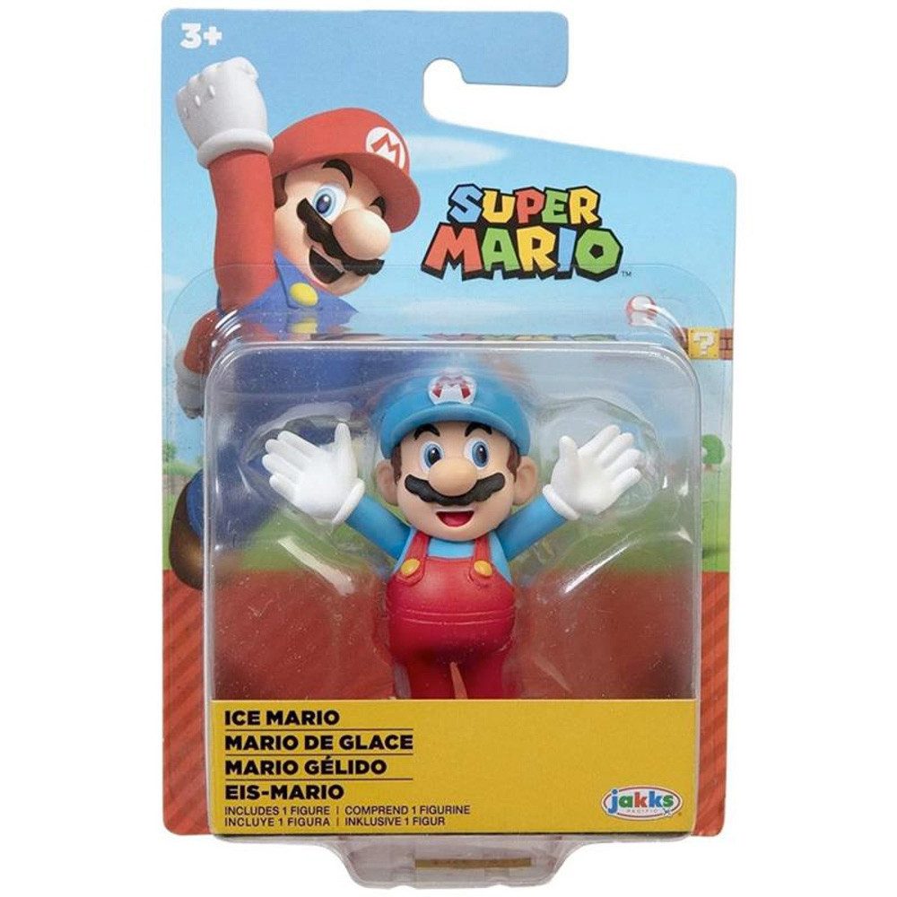 Super Mario Actionfigur Nintendo Super Mario Figur Wave 28 Ice Open Arms Mario, 6,5 cm